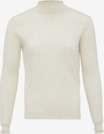 Pull-over nelice en beige : devant