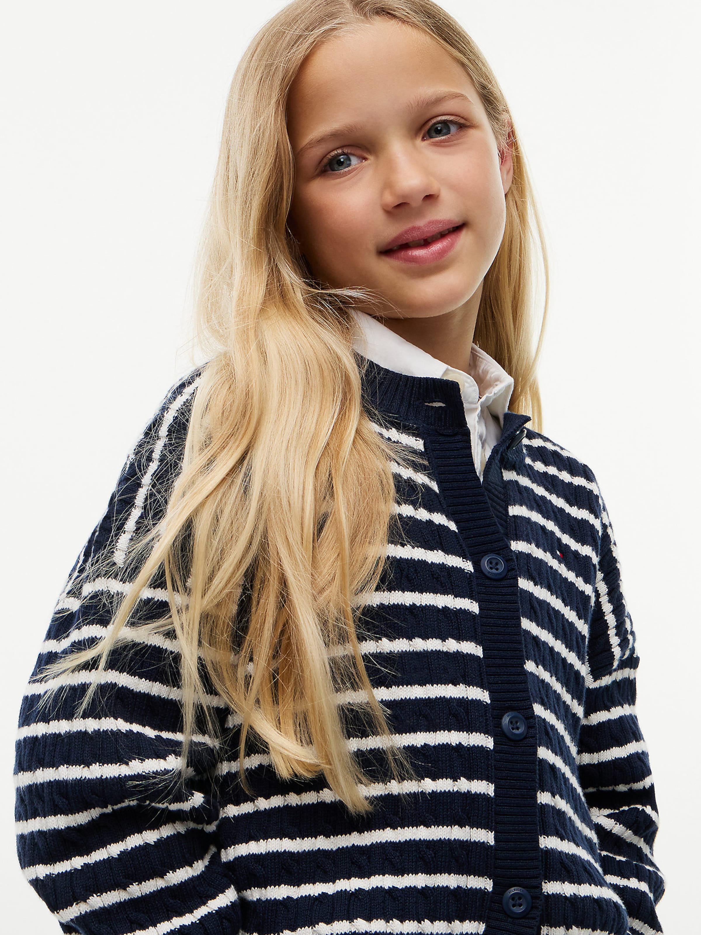 TOMMY HILFIGER Knit cardigan in Blue