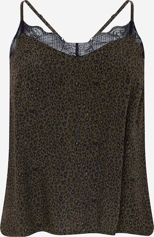 ABOUT YOU Curvy Top 'Aileen' in Green: front