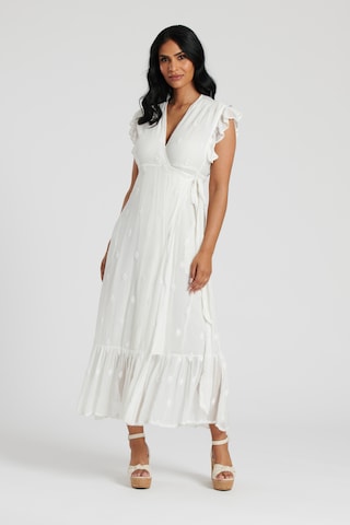 Robe South Beach en blanc : devant
