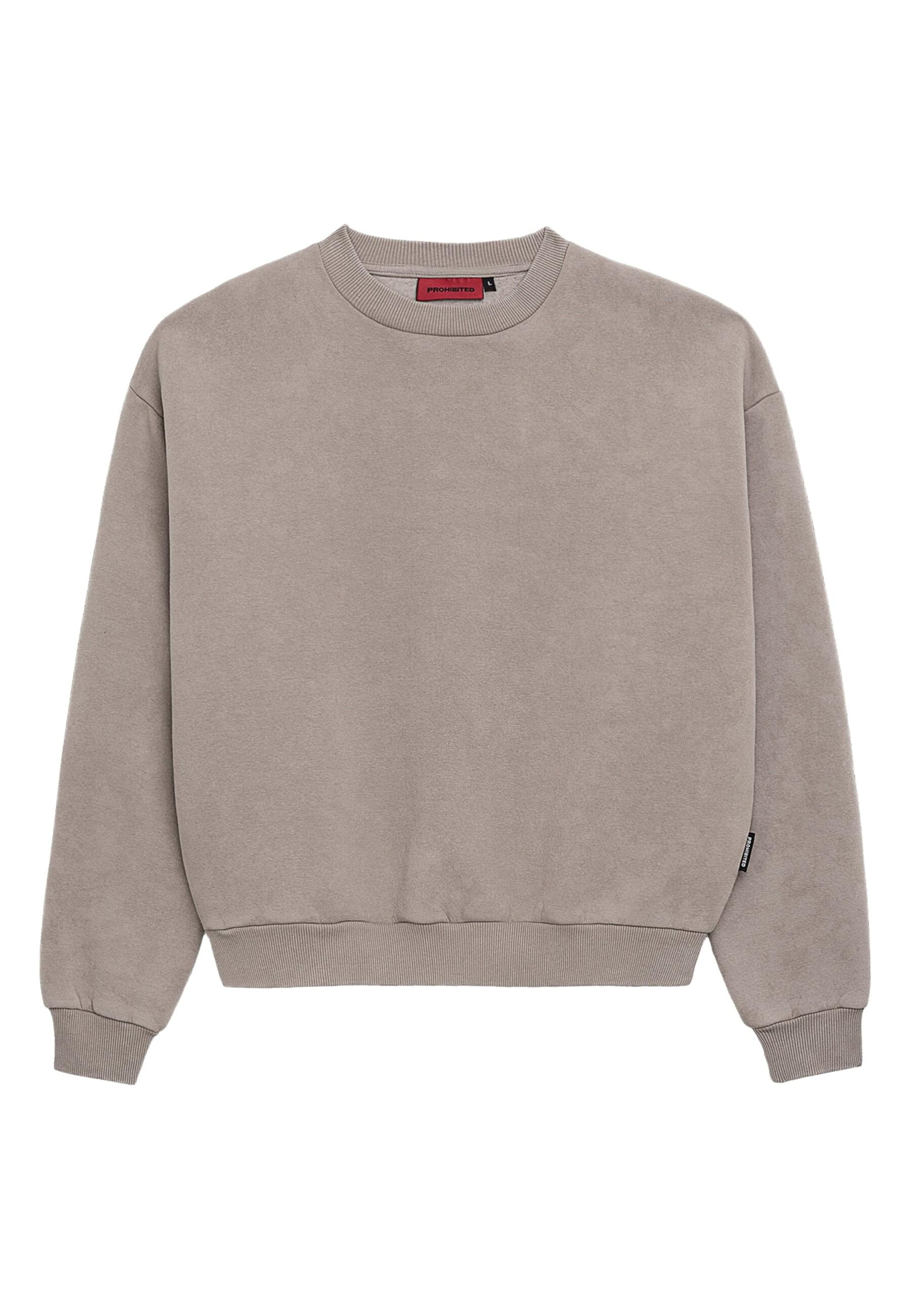 Prohibited Sweatshirt in Beige: front
