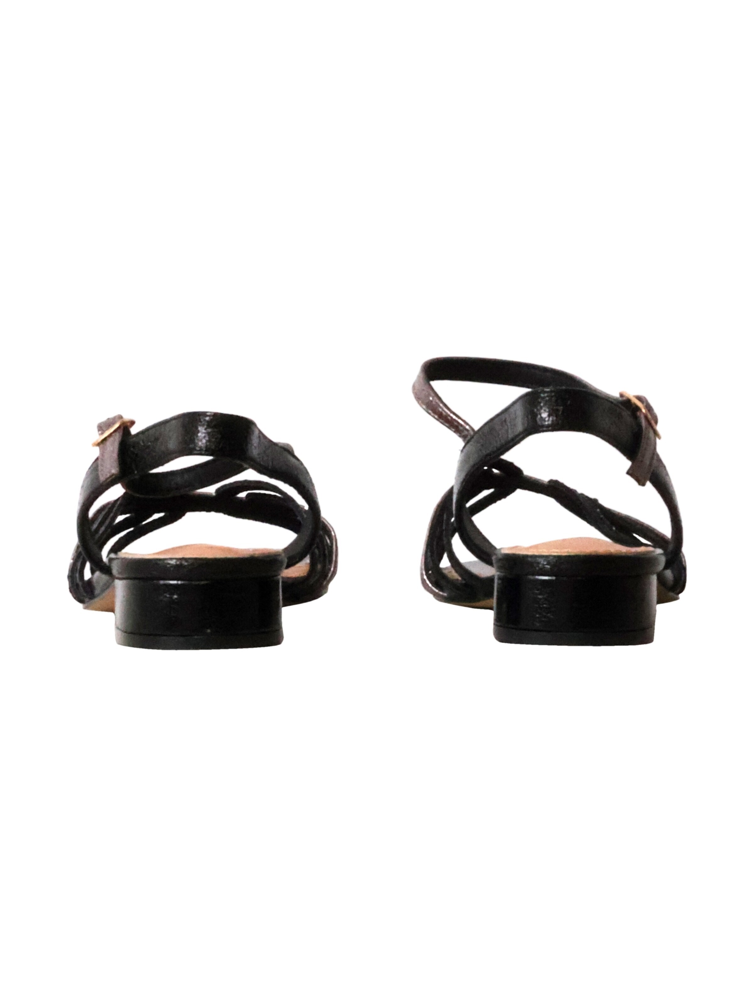 Sandales 'Supermodische Riemchensandalen' POTI PATI en noir