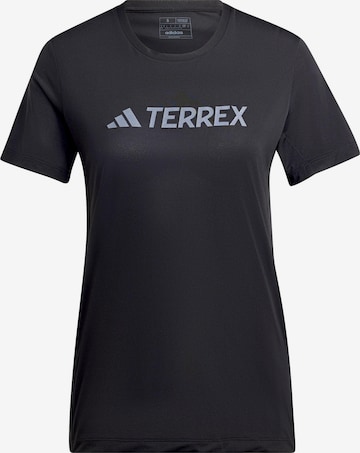 ADIDAS TERREX Performance Shirt in Black: front