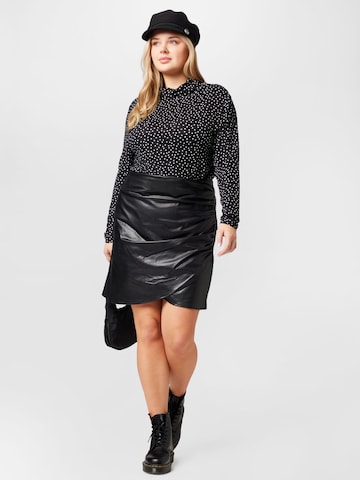 melns Dorothy Perkins Curve T-Krekls