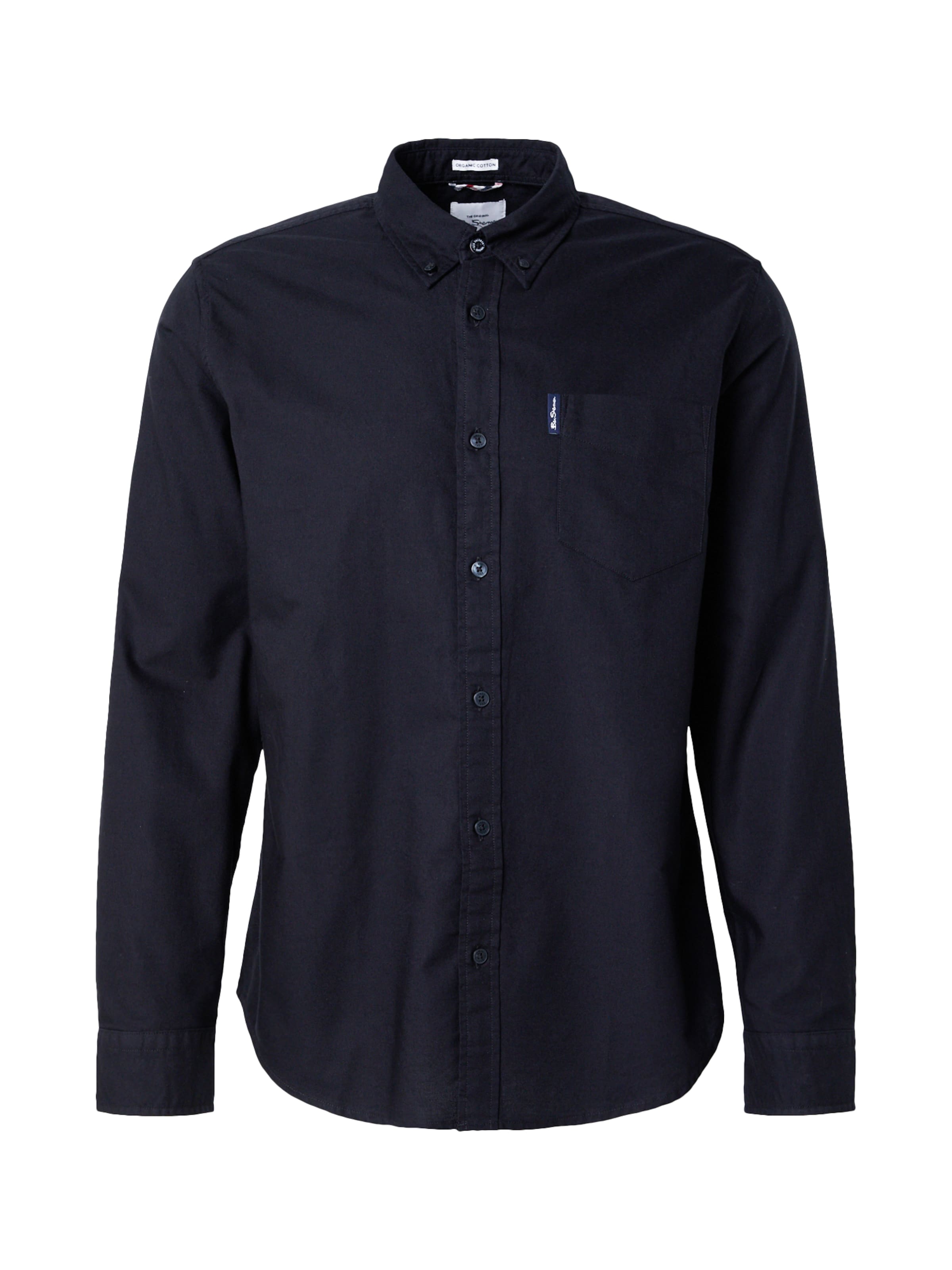 Ben Sherman Hemd in Schwarz: Vorderseite