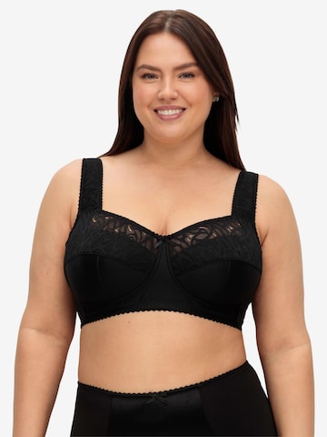 SHEEGO Bra in Black: front