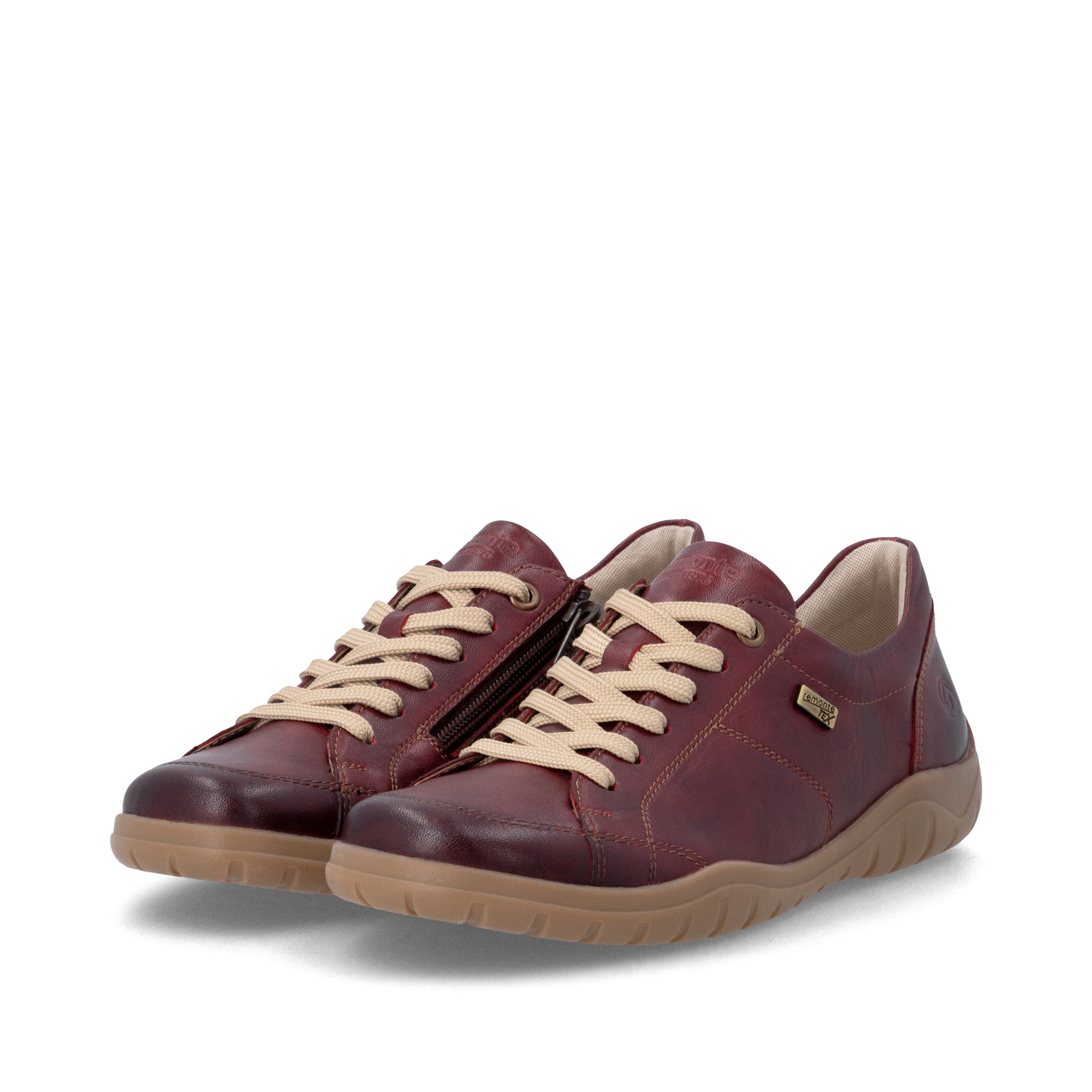Chaussure de sport à lacets REMONTE en rouge