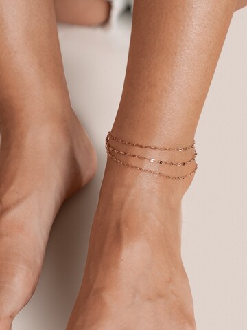 Hey Happiness Voetsieraden 'Rolo Trio' in Goud