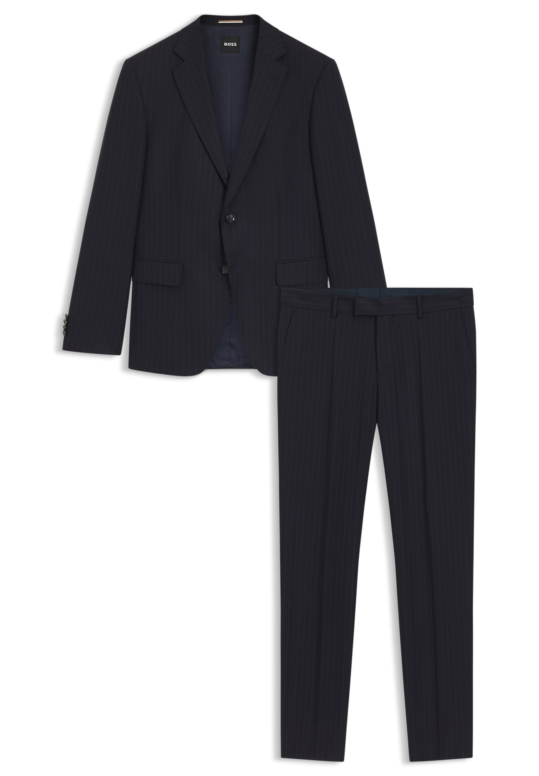 BOSS Slim fit Suit 'H-Huge' in Blue: front