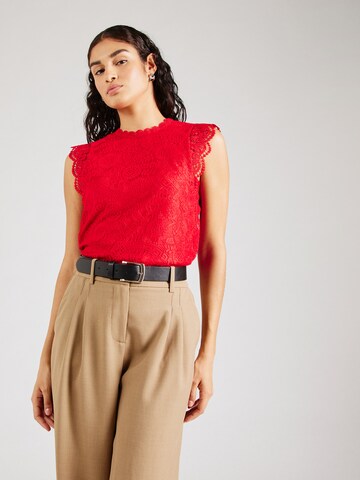Chemisier 'PCOLLINE' PIECES en rouge : devant
