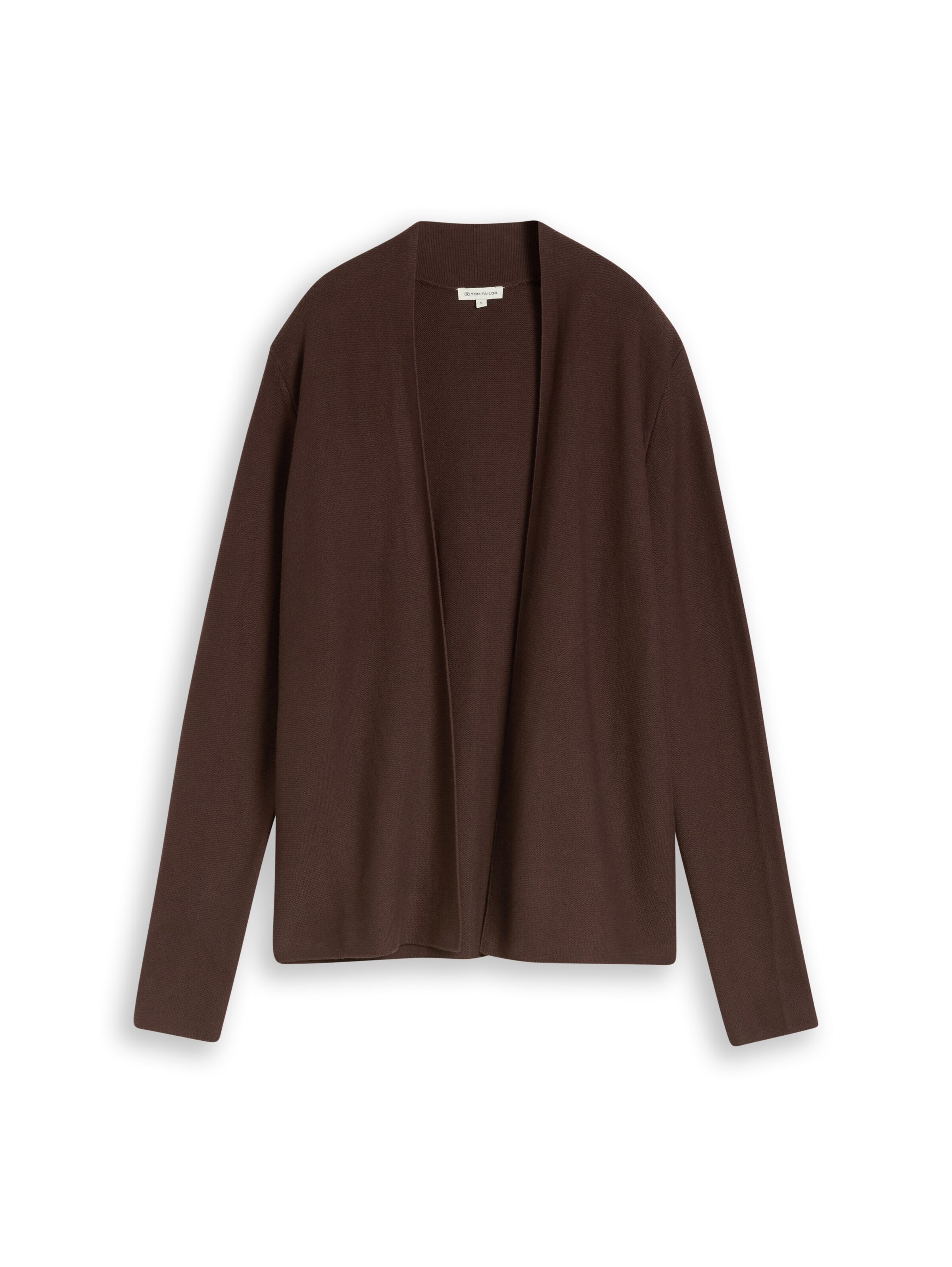 TOM TAILOR Strickjacke in Braun: Vorderseite