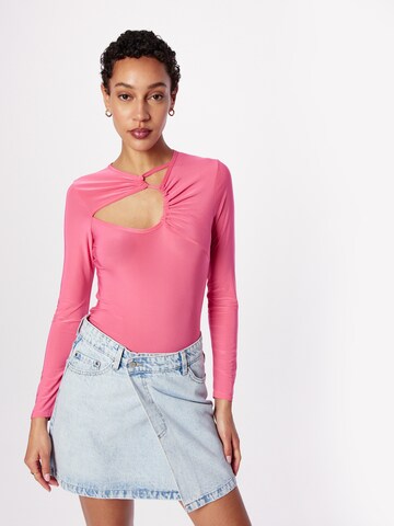 Warehouse Shirt in Roze: voorkant