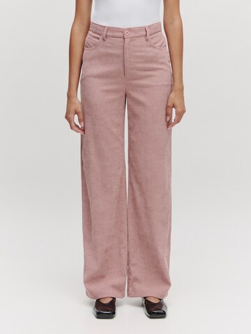 EDITED Regular Broek 'Melubo' in Roze: voorkant