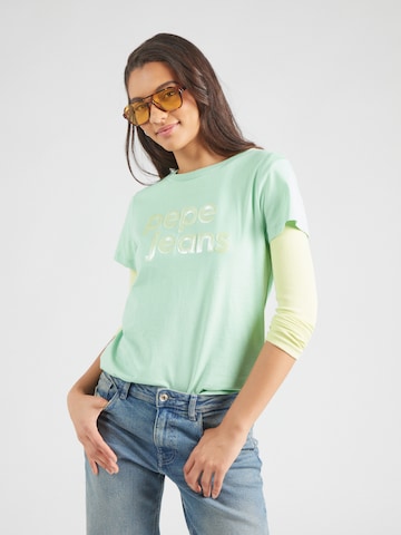 Pepe Jeans Tričko 'ARIA' - Zelená: predná strana