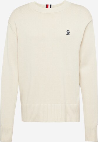 Pullover 'Monogram' di TOMMY HILFIGER in beige: frontale