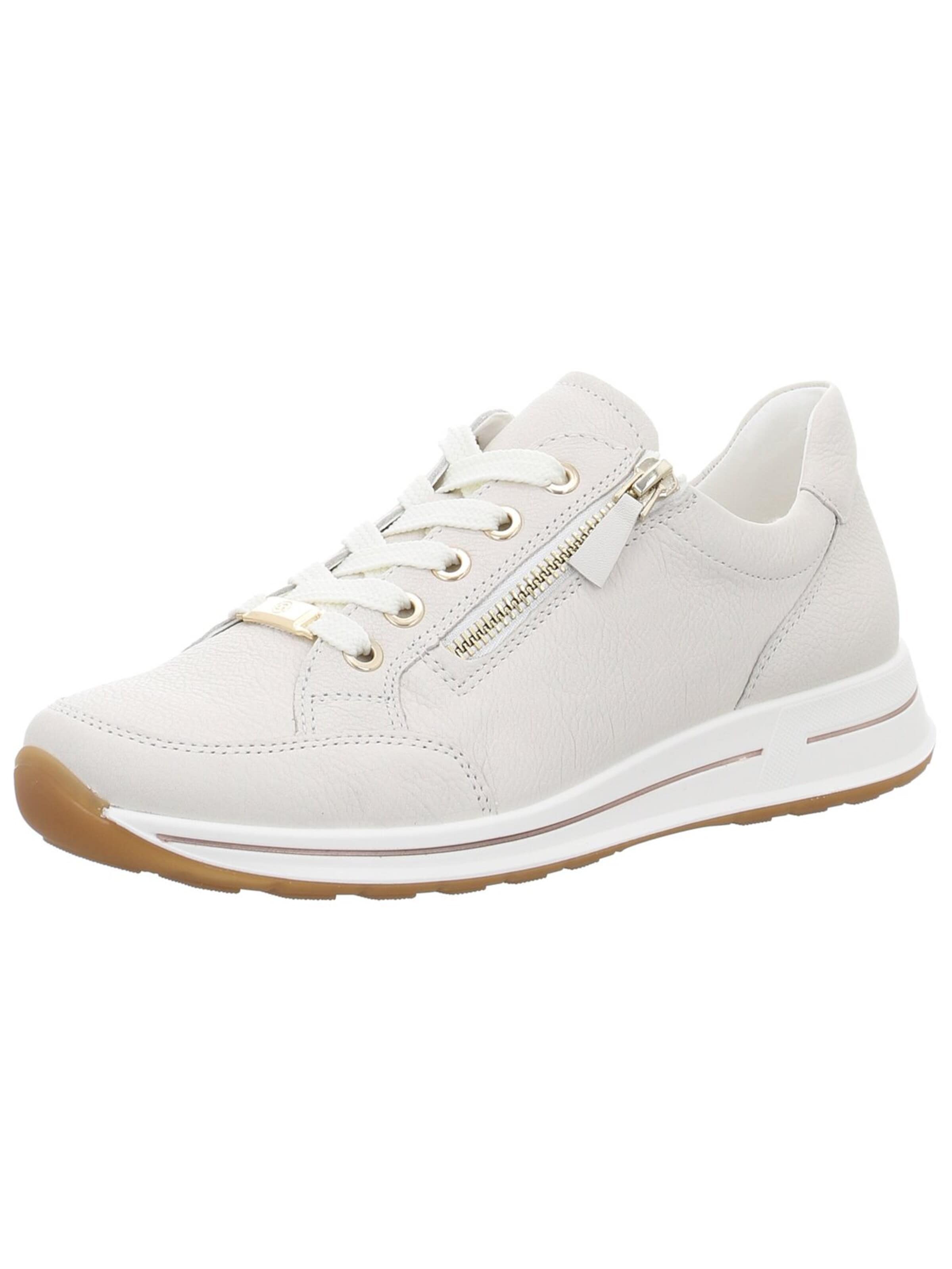 ARA Låg sneaker 'Sneaker Damen 12-24801-97 Echtleder in beige' i beige: framsida