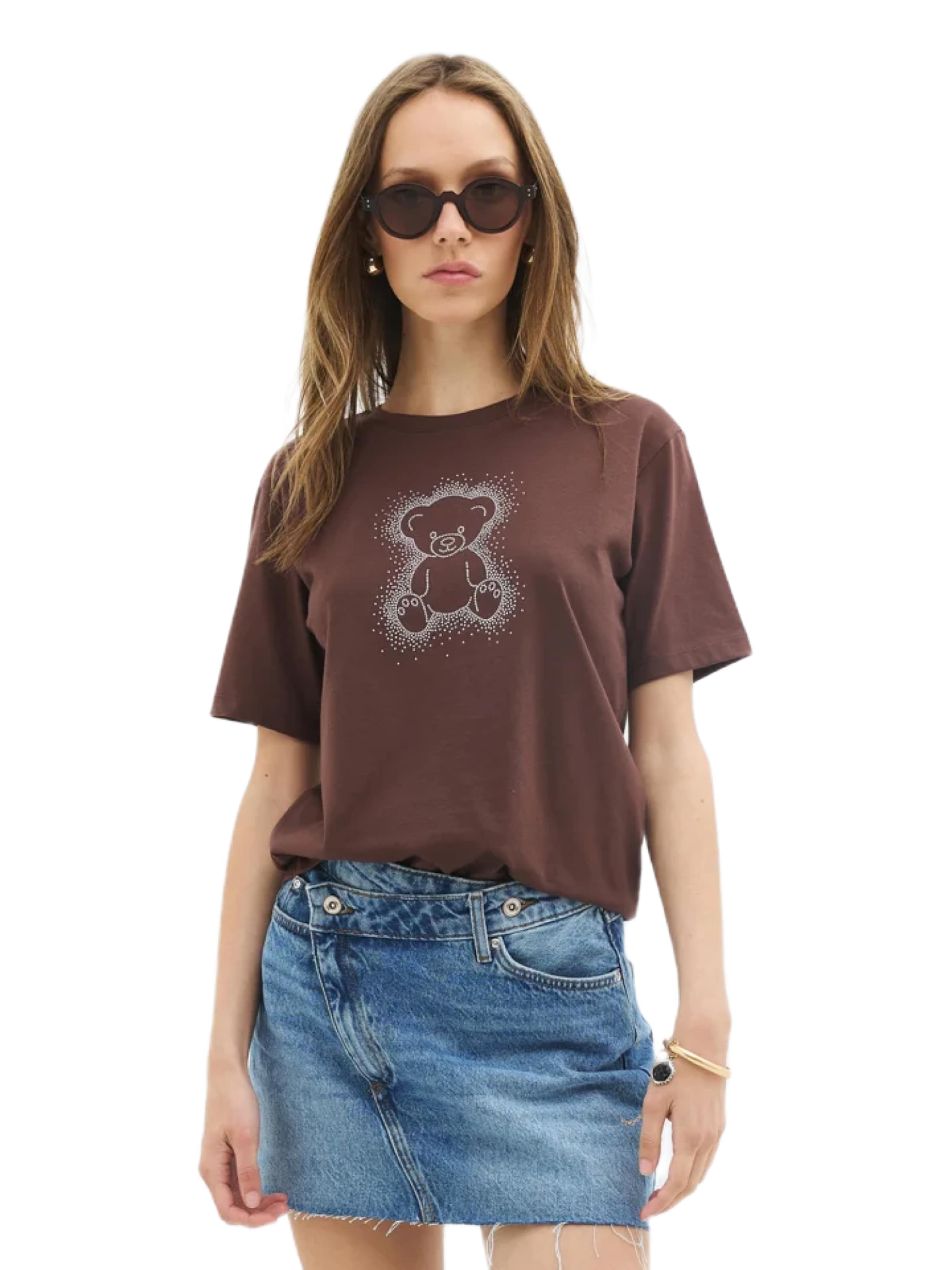 No Matter What Shirt in Brown: front