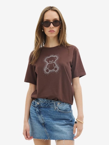 No Matter What Shirt in Brown: front