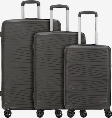 Worldpack Suitcase Set 'Vancouver' in Grey: front