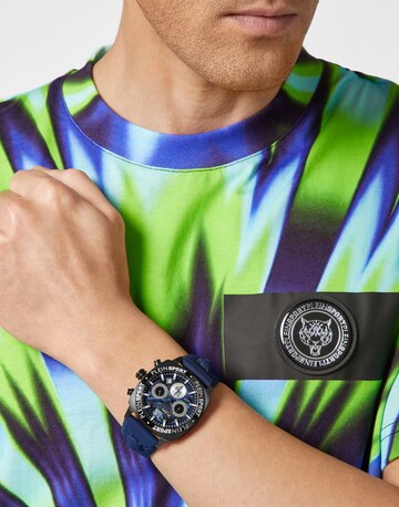Orologio analogico 'WILDCAT' di Plein Sport in blu: frontale