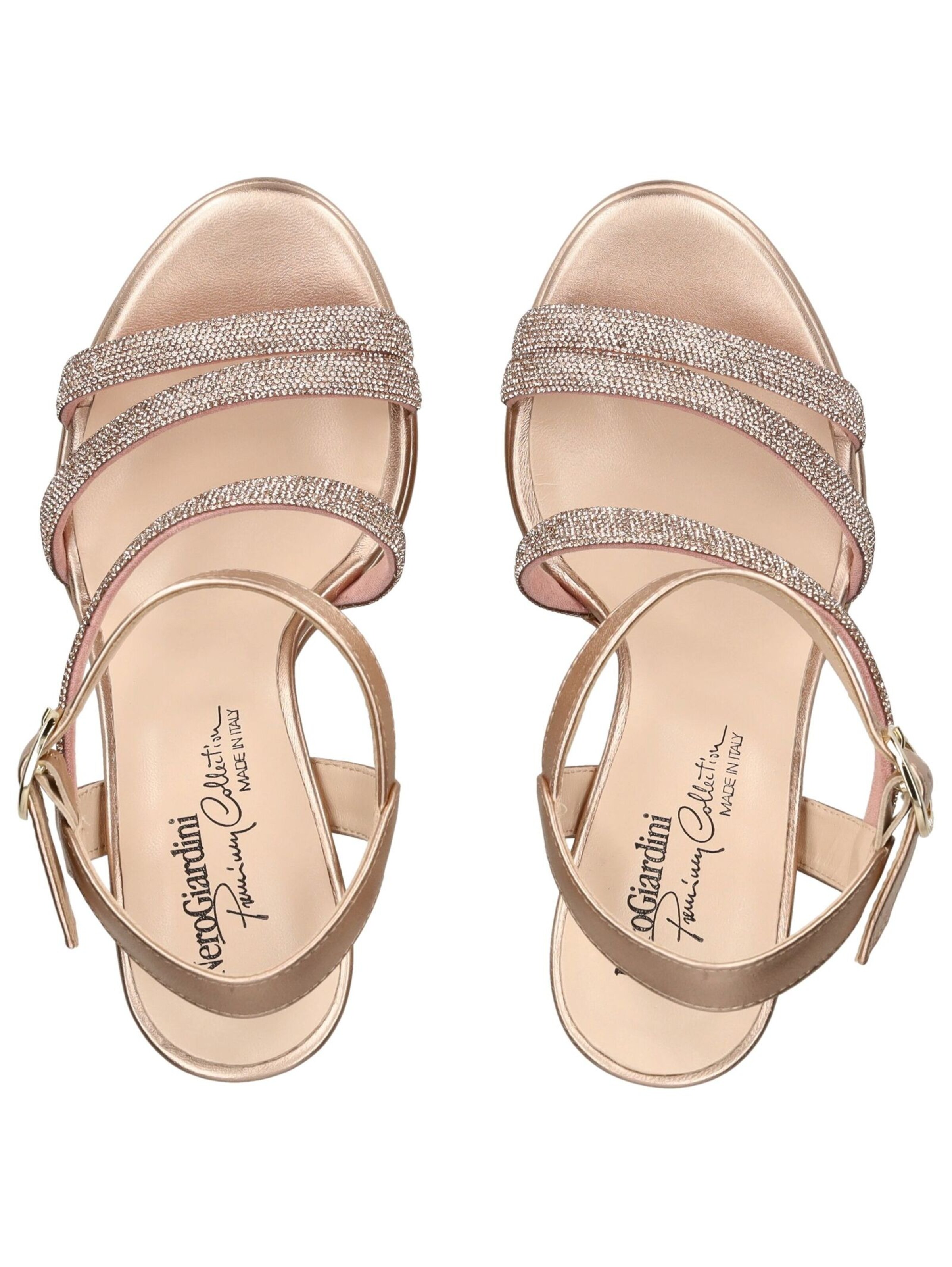 Sandalo con cinturino di Nero Giardini in oro