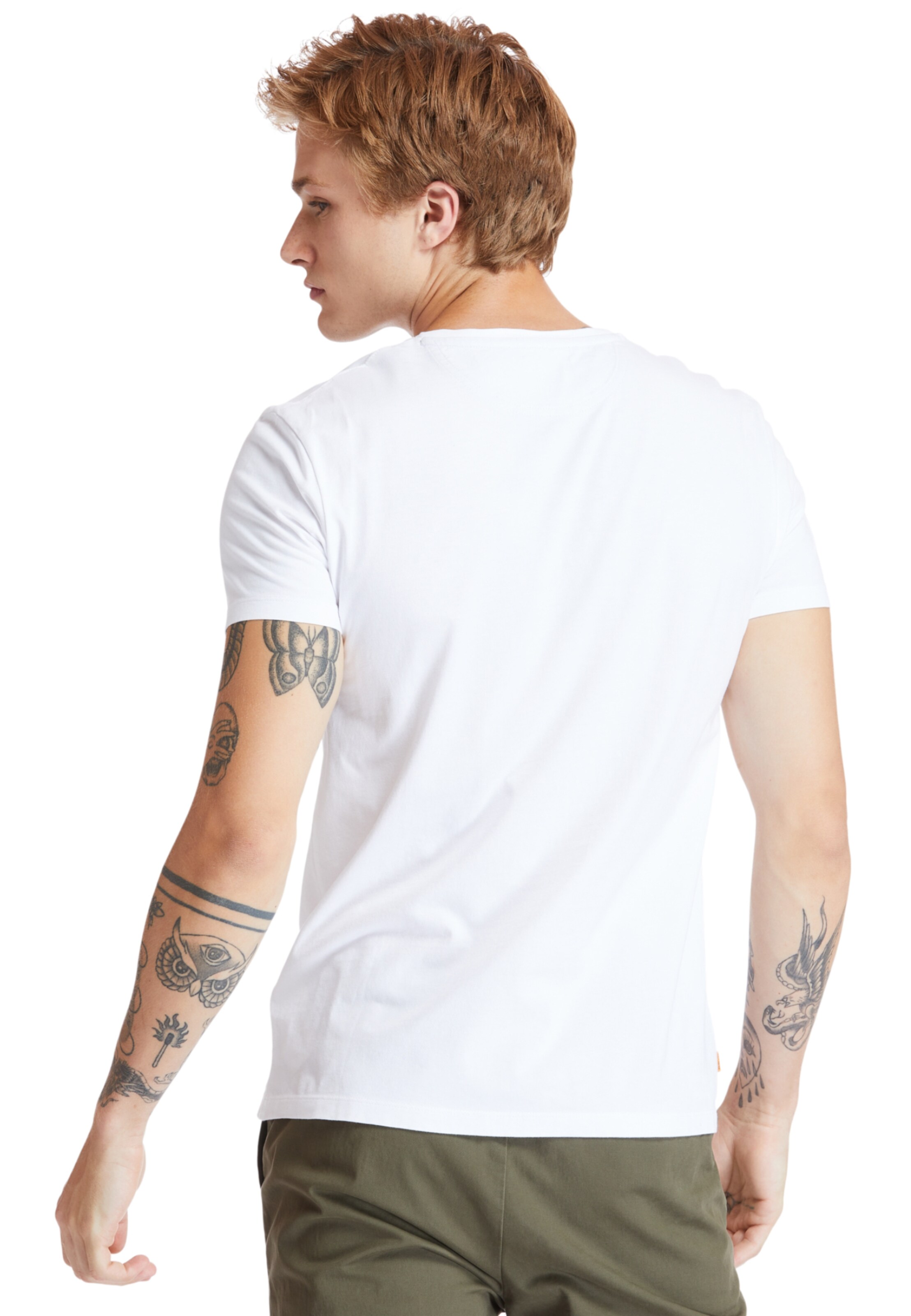 TIMBERLAND Tričko 'Dun-Riv' - Biela