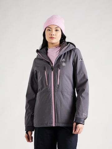 PROTEST Athletic Jacket 'SIMA' in Grey: front