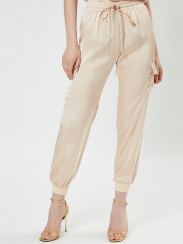 Tapered Pantaloni di Influencer in beige