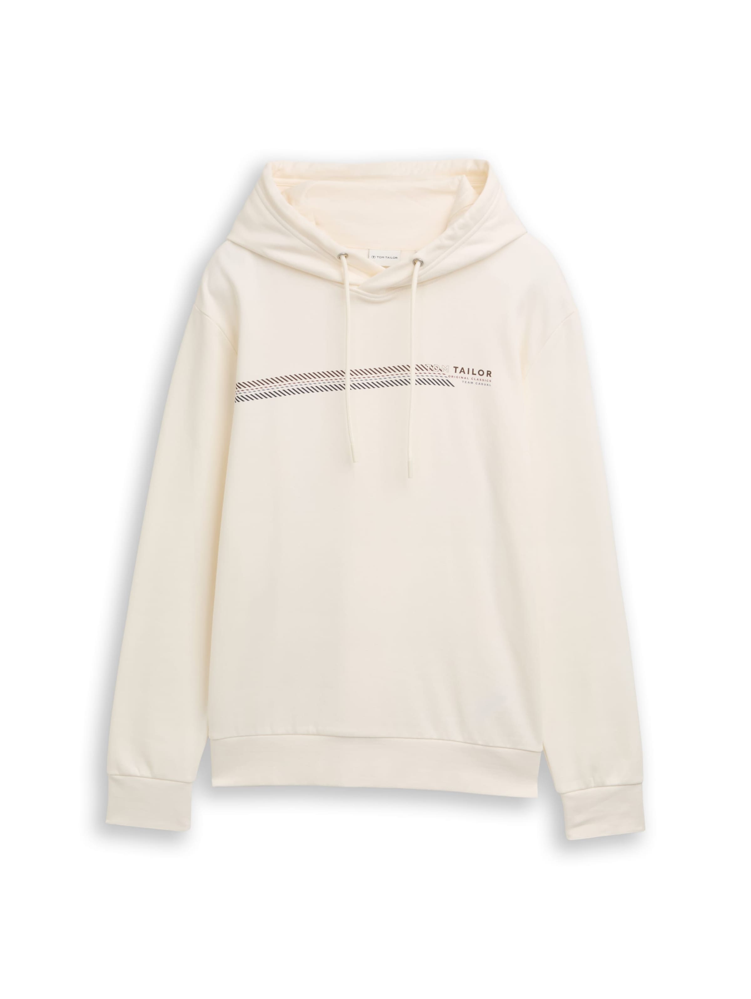 TOM TAILOR Sweatshirt in White: front
