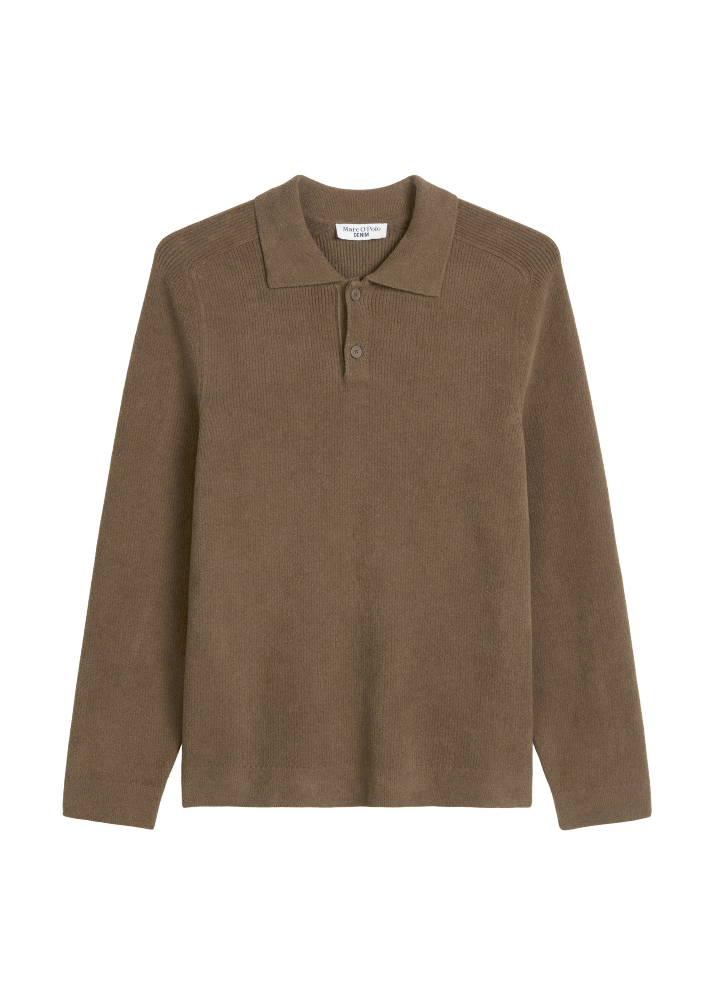 Marc O'Polo DENIM Pullover in dunkelbraun, Produktansicht
