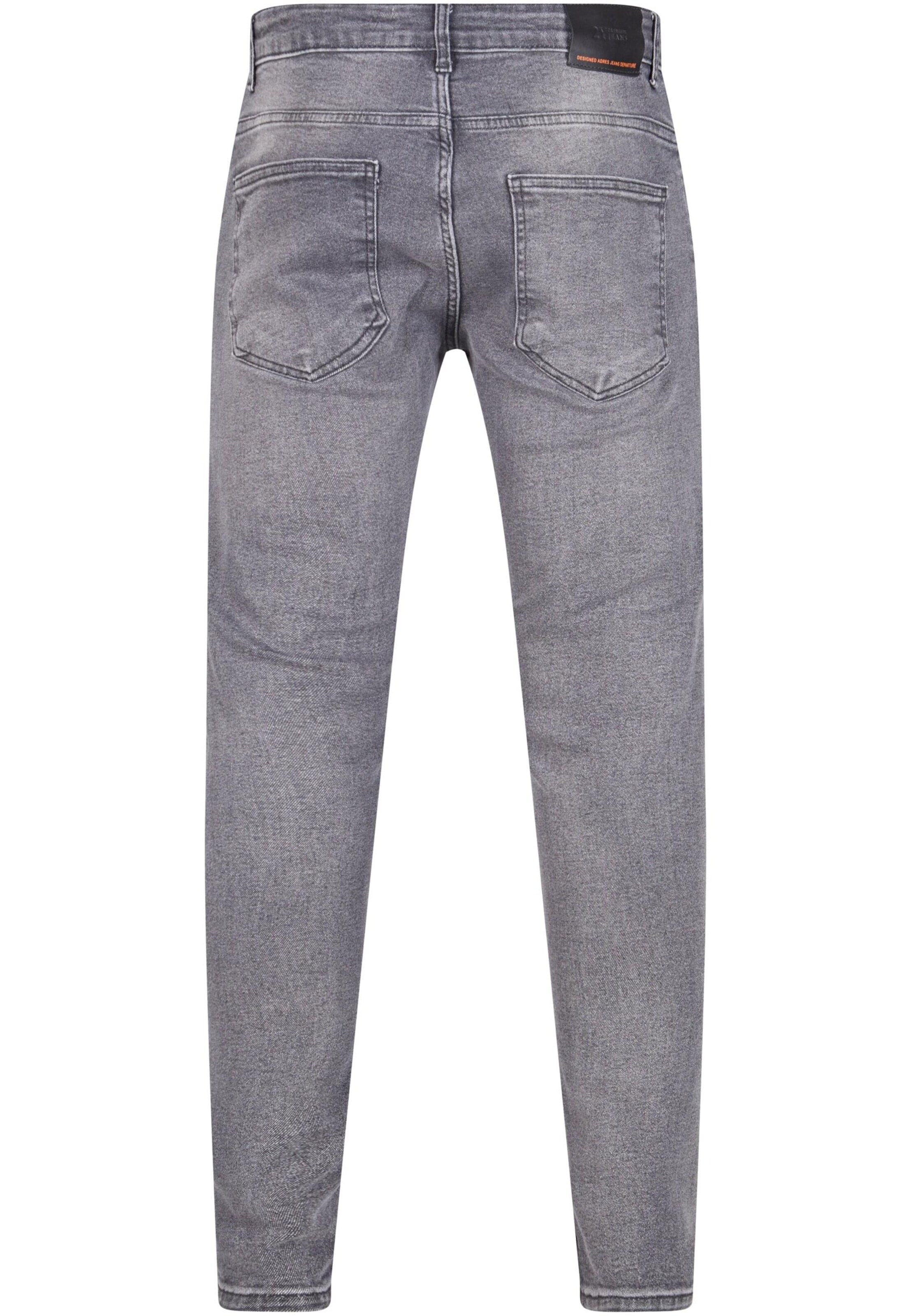 2Y Premium Skinny Jeans in Grey