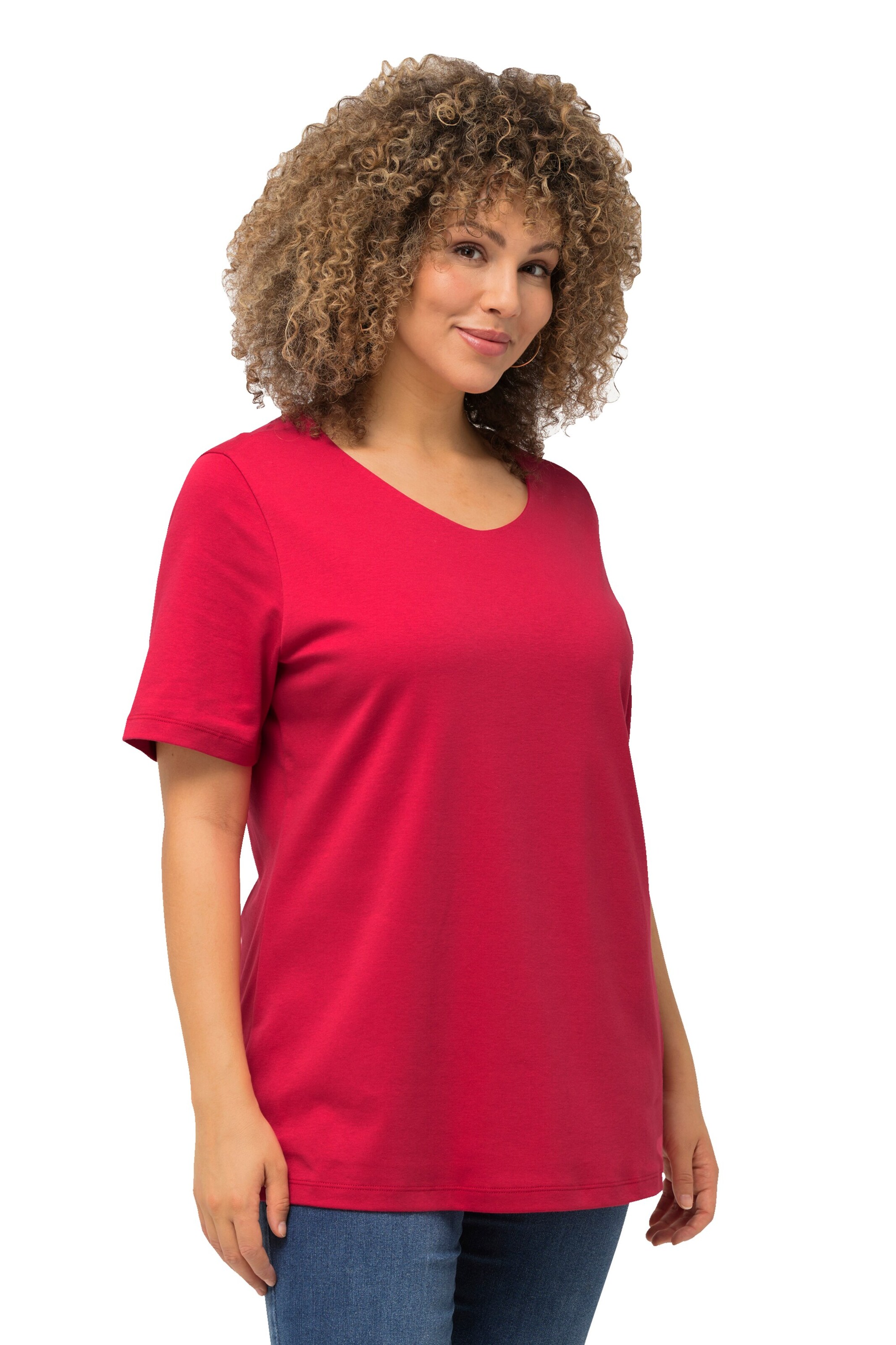 Ulla Popken Shirt in Rood
