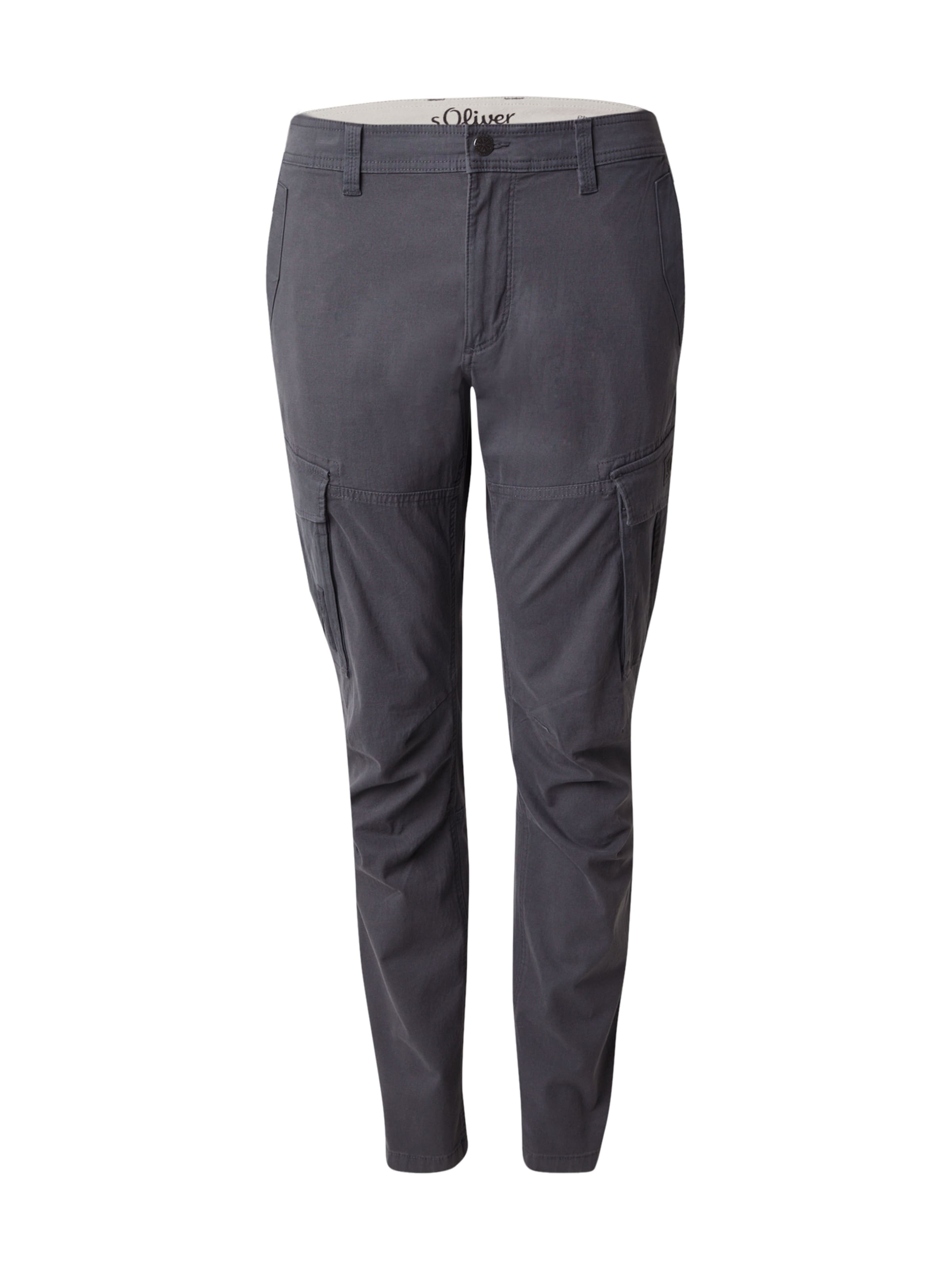 Regular Pantalon cargo 'Phoenix' s.Oliver en gris : devant