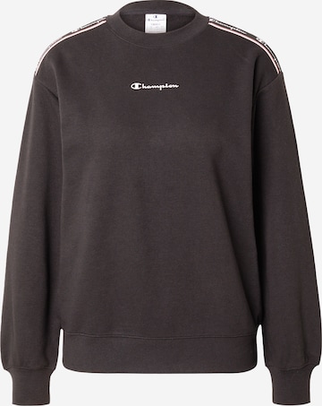 Champion Authentic Athletic Apparel Sweatshirt i svart: framsida