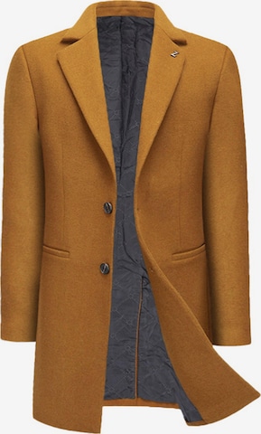 YOUTHUP Winter Coat in Brown: front