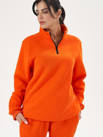 LOUIS LECLER Sweatshirt 'Sage' in Rood