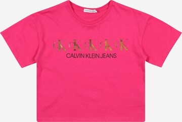 Calvin Klein Jeans Shirt in Pink: front