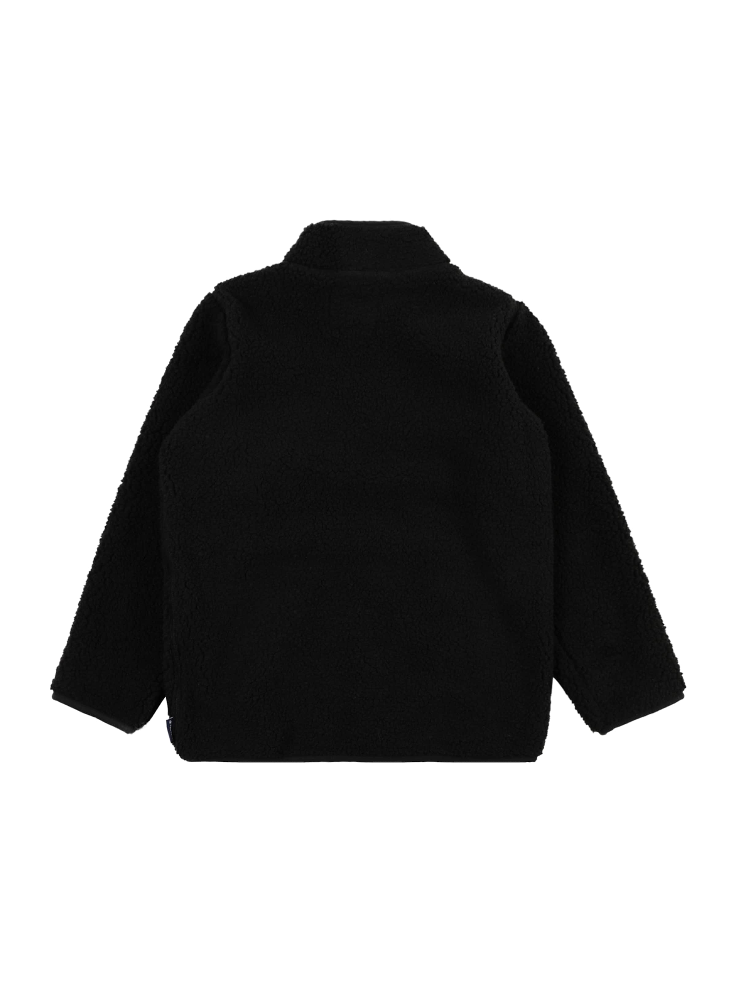 TOM TAILOR Zip-Up Hoodie in Black
