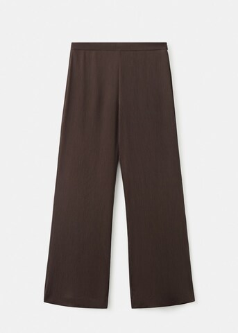 MANGO Wide Leg Hose 'Greta-a' in Braun