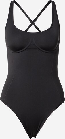 Calvin Klein Underwear Bodysuit in Black: front