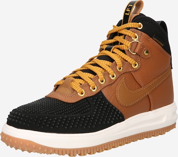 Nike Sportswear Hög sneaker 'Lunar Force 1' i brun: framsida