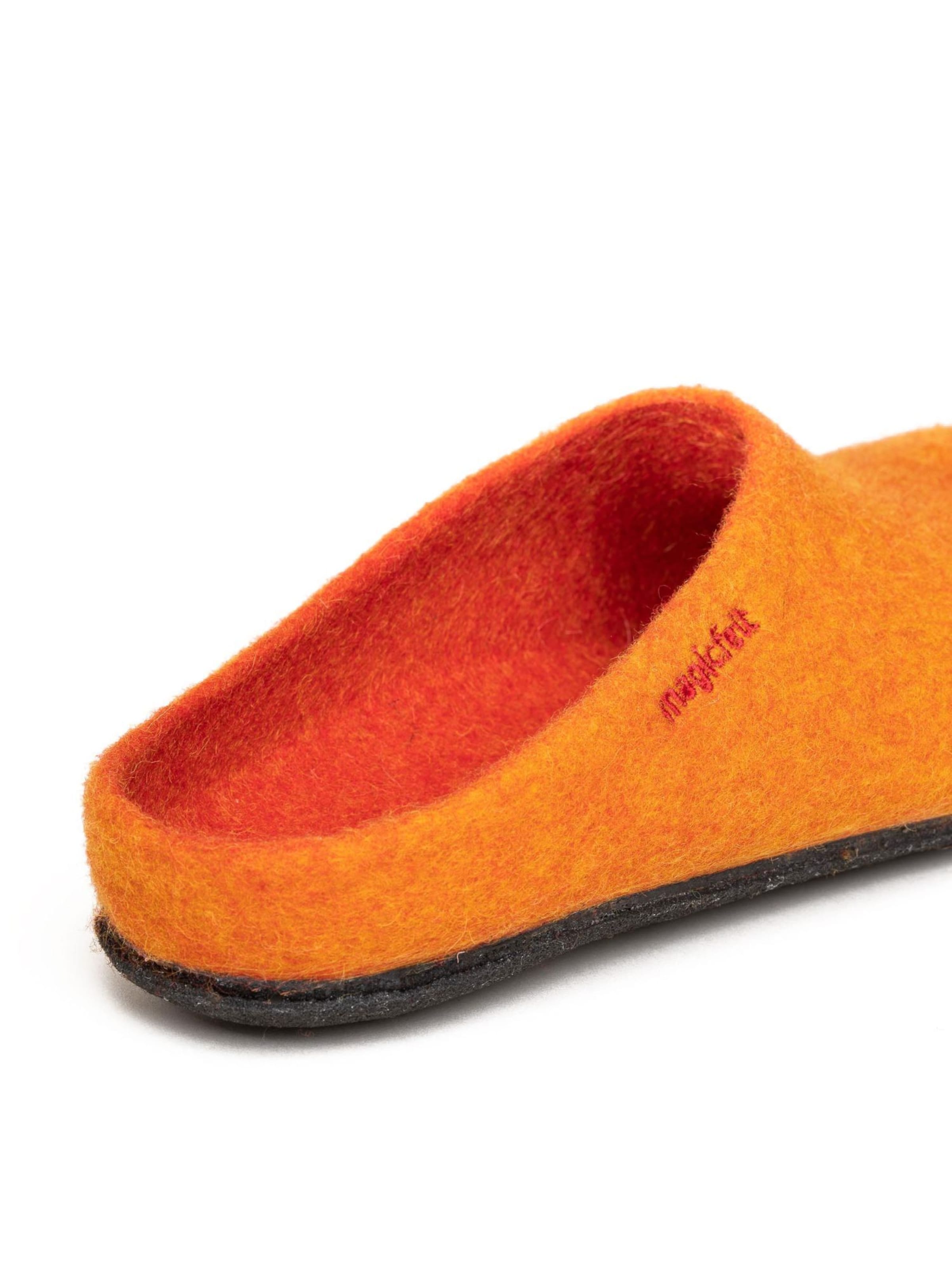 MagicFelt Hausschuh 'Magicfelt Filzpantoffel Magicfelt 709' in Orange
