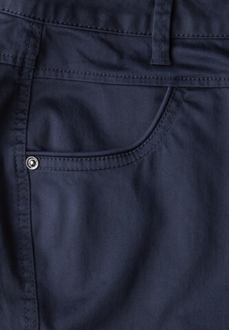 STREET ONE Slimfit Hose in Blau