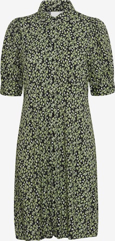 ICHI Košeľové šaty 'AYA' - Zelená: predná strana