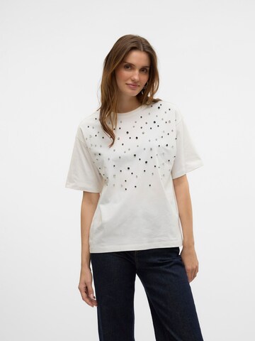 T-shirt 'VMYDA' VERO MODA en blanc : devant