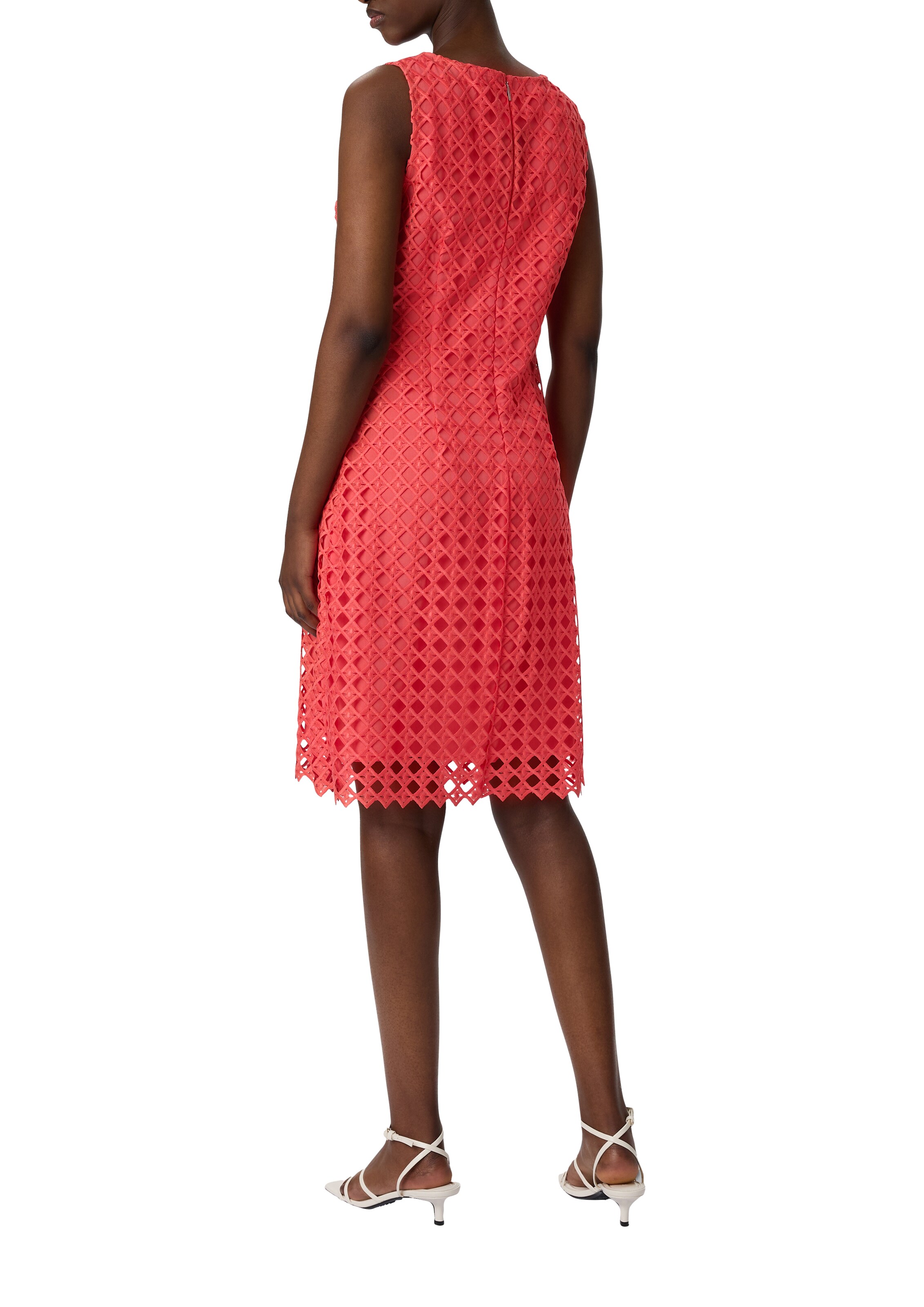 COMMA Εφαρμοστό φόρεμα σε πορτοκαλί