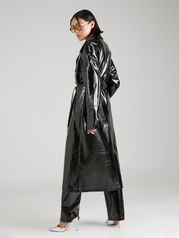 Hoermanseder x About You Between-Seasons Coat 'Maja' in Black