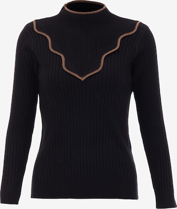 NALLY Sweater in Black: front