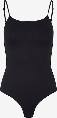 PIECES Bodysuit 'Symmi' in Black: front