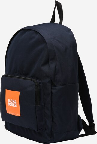 JACK & JONES Backpack 'Back To School' in Blue: front